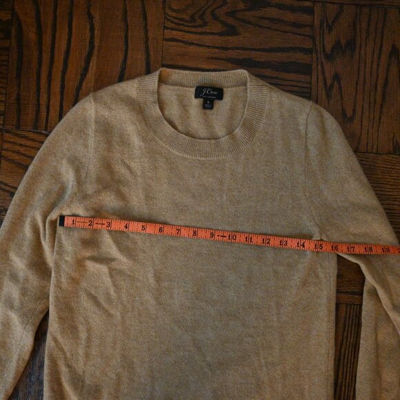 J.Crew Cashmere Crew Neck Sweater – Camel – Size S - Picture 5 of 9